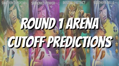 marvel contest of champions arena cutoff|Arena 1.